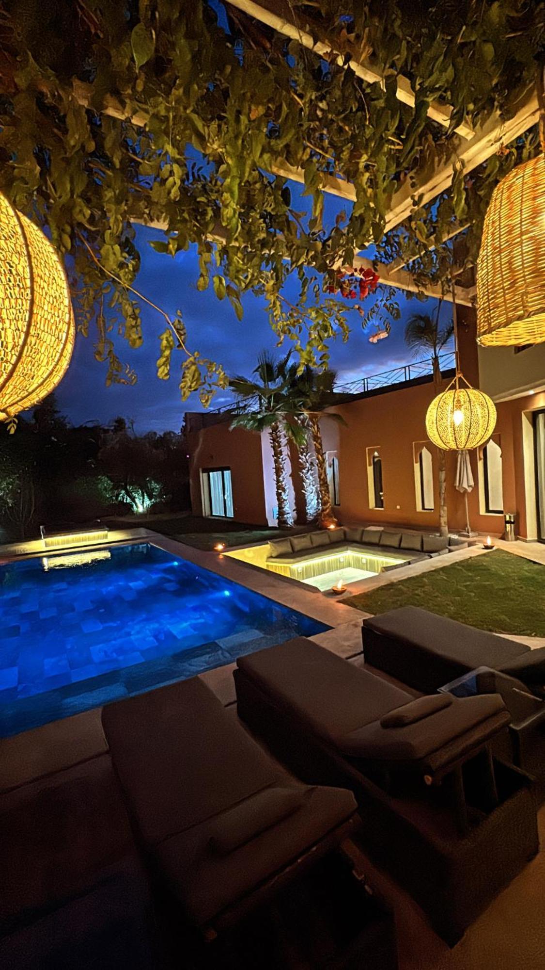 Villa Mattia Piscine Chauffee Sans Vis A Vis Marrakesh Exterior photo