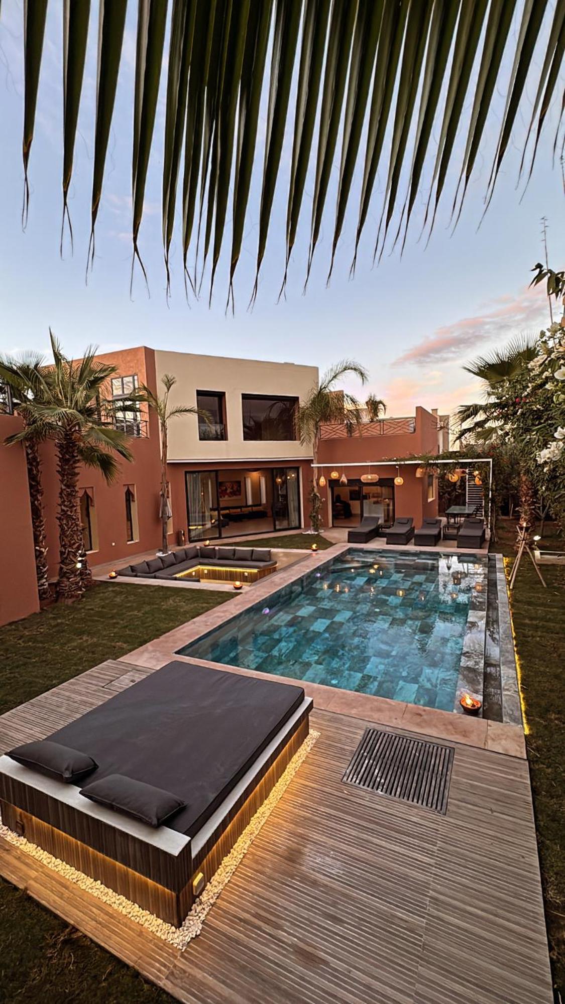Villa Mattia Piscine Chauffee Sans Vis A Vis Marrakesh Exterior photo